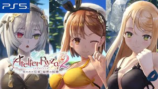 【ライザのアトリエ2 PS5 4K】水着キャラ必殺技フェイタルドライブ＆勝利シーン集 DLC衣装【失われた伝承と秘密の妖精】