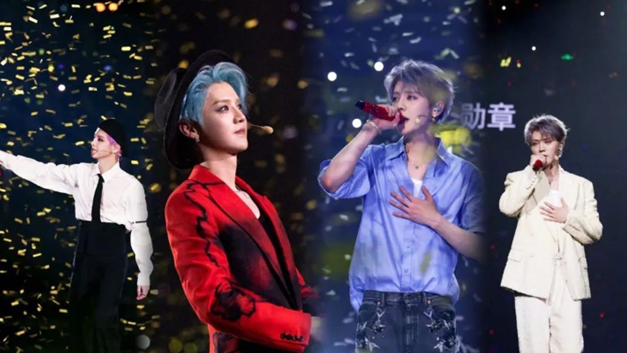 鹿晗LuHan 《勋章》| 三巡演唱会（武汉站）| 收官之夜，当《勋章》响起，是属于鹿晗和大家的默契共振。（ LuHan πDAY Concert in Wu Han 2023 ）