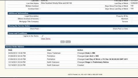 How to View a Service Order for Perfekt