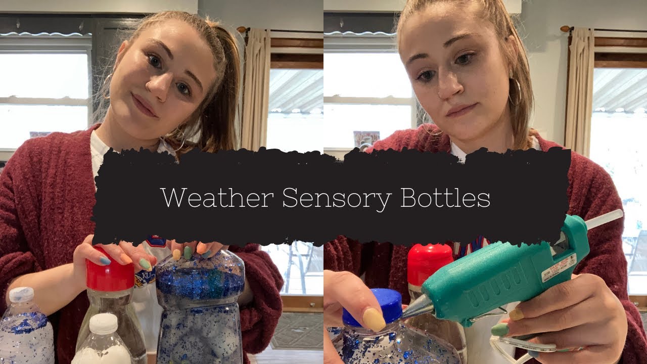 Weather Sensory Bottles - Pocket of Preschool