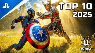 Top 10 New Upcoming Games Of 2025 (4K)