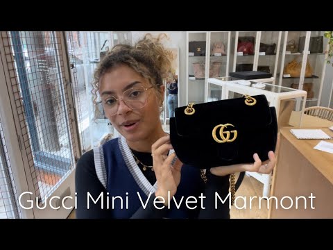 Gucci Mini Velvet Marmont Review 