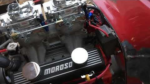 327 with Big Mutha Thumper Cam and two 450 cfm quick fuel slayer carburetors