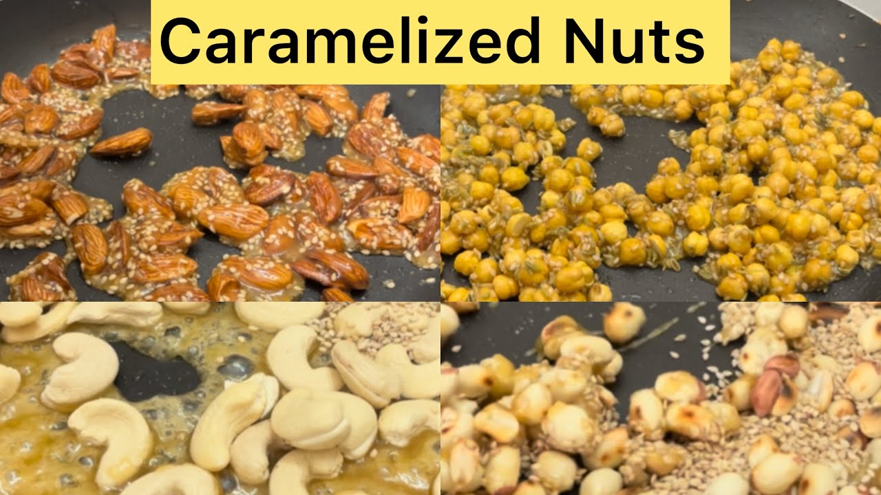 Jaggery coated nuts |Winter special recipe |Caramelized nuts |High protein food |Peanuts |Gud chana