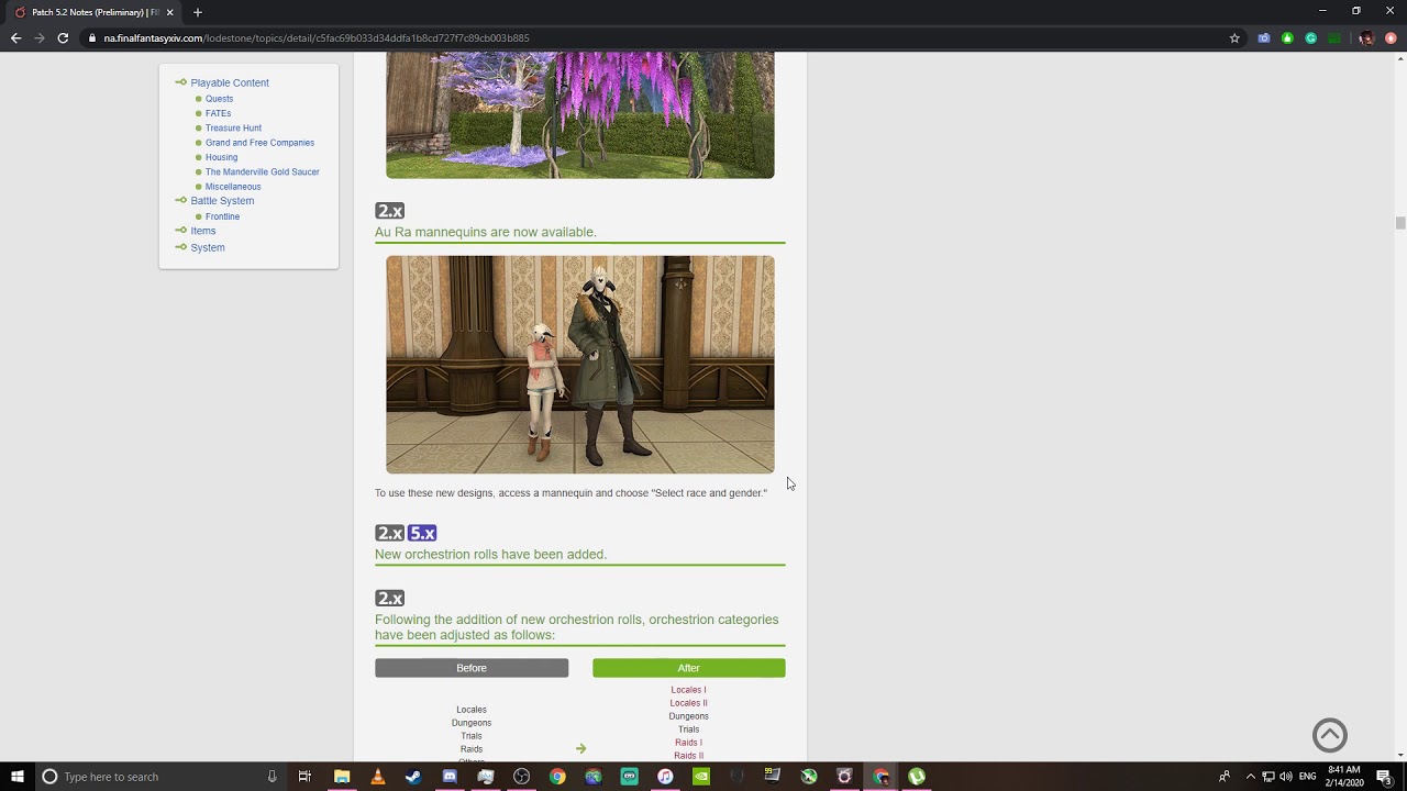 FFXIV: Shadowbringers - Preliminary Patch 5.2 Notes Reading