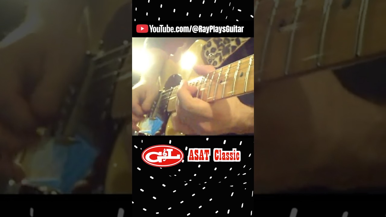 Chicken pickin on my G&L ASAT Classic #gandlguitars #telecaster #chickenpickin #raykainz