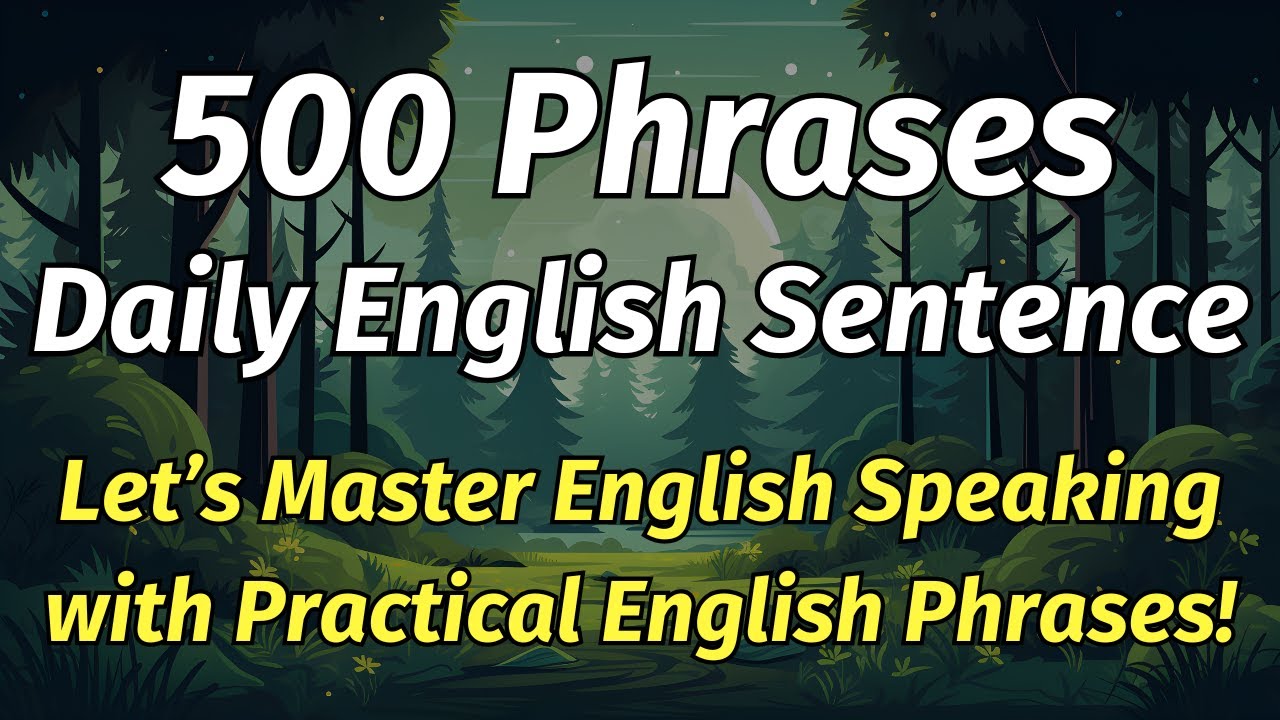 🗣️ 500 Practical English Phrases | Master English Speaking - YouTube