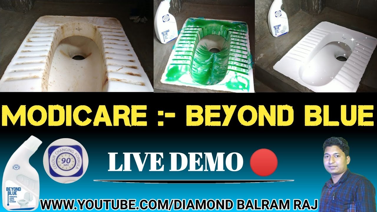 MODICARE BEYOND BLUE DEMO BEYOUND BLUE POWER FUL LIQUID TOILET