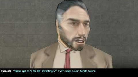 Mad Guy in Malkavian Mod of Deus Ex