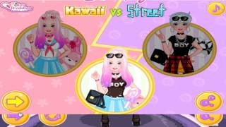 Barbie Tokyo Kawaii Vs Street cartoon games for kids screenshot 1