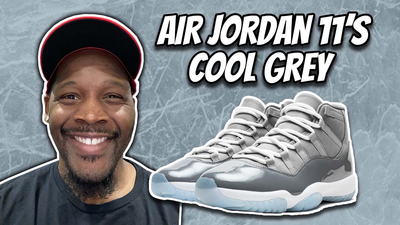2021 Air Jordan 11 Cool Grey (Kickin' It With Moats) YouTube