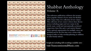 Shabbat Anthology Volume X Songbook Preview