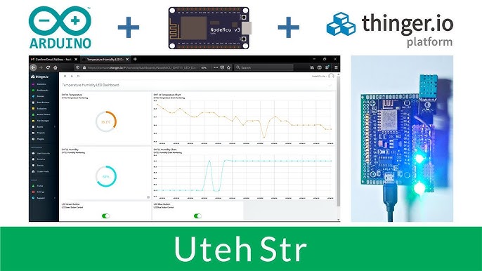Temperature Upload Over MQTT Using Arduino UNO, ESP8266 And, 40% OFF