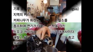 과테말라 안티구아 SHB 커피원두로 만든 더치커피를 아이스 아메리카노로 먹어봤습니다.