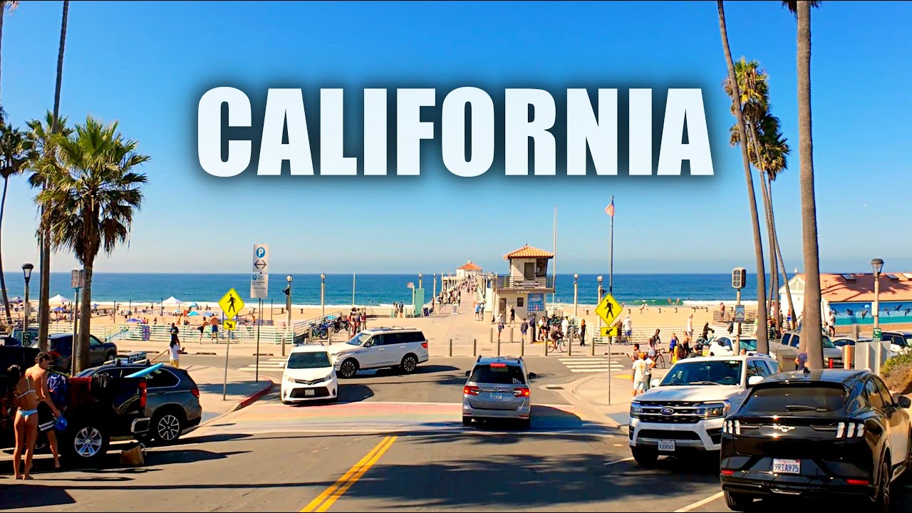 Scenic California Coastal Drive | Redondo Beach to Marina del Rey 4K