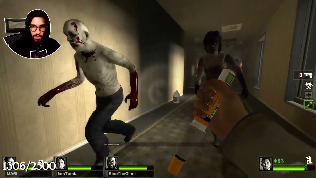 PeeG Tries To Survive Left 4 Dead w/ Rico, Mari, Tamia