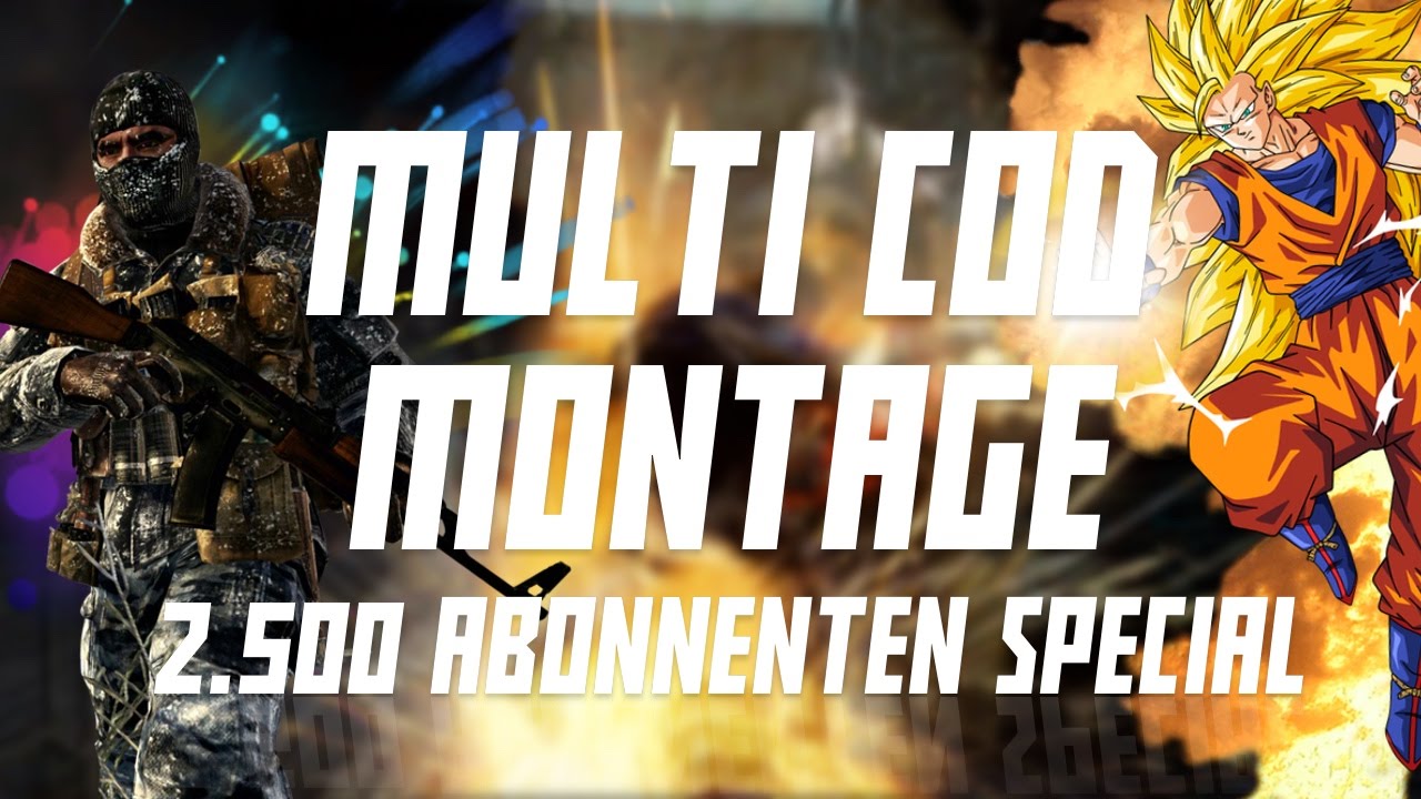 MULTI COD MONTAGE by iRaphx | 2.500 Abonnenten Special | iRaphi