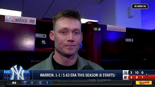 Will Warren on outing vs. Orioles