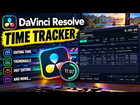 DaVinci Resolve Time Tracker: Budgets, Invoices & Billing in 1 Panel