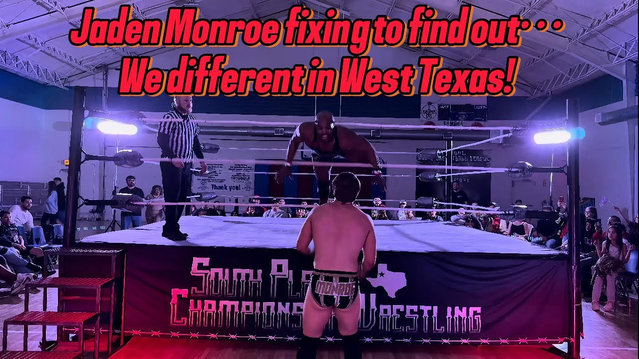 Jaden "Money" Monroe vs Jastin Taylor (C) at SPCW: A Night Out in Lamesa 2025 