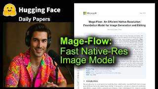 Mage-Flow: Fast Native-Res Image Model
