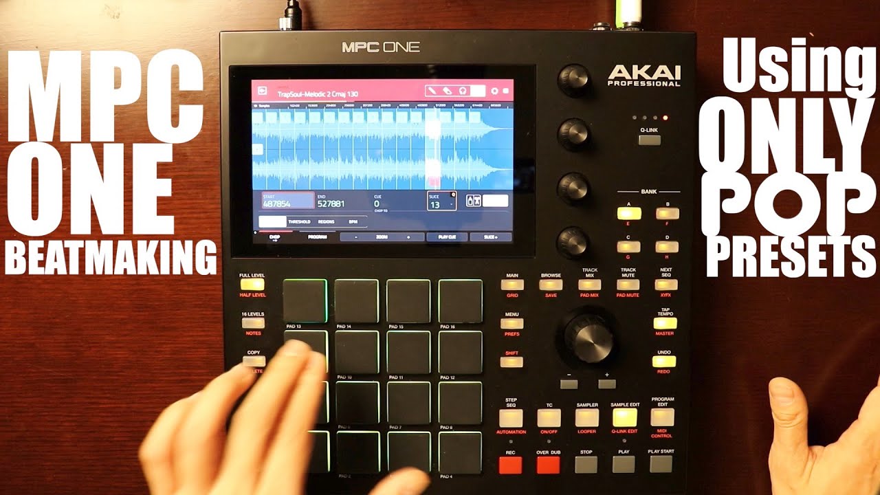 MPC ONE に入っているデモソングの音だけで BEAT MAKE