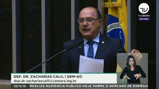 Discurso do deputado Dr. Zacharias Calil sobre a MP 890