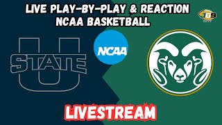Utah State vs Colorado State | FS1 LIVESTREAM | College Basketball | LIVE REACTION