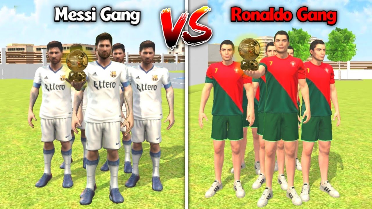 Ronaldo Gang vs Messi Gang | Indian Theft Aura | Race of Golden Trophy 🏆 