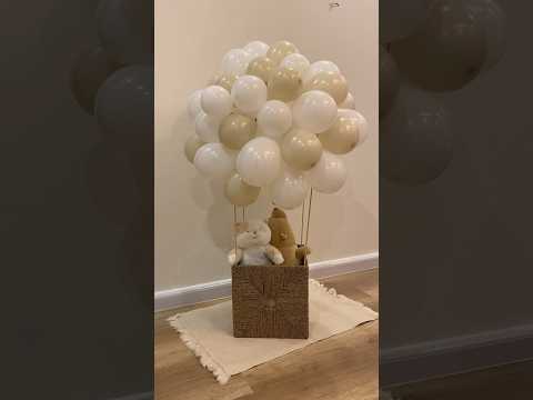 منطاد بالبالونات عيد عيد الفطر تنسيقات تنسيق بالونات ترتيب منطاد 