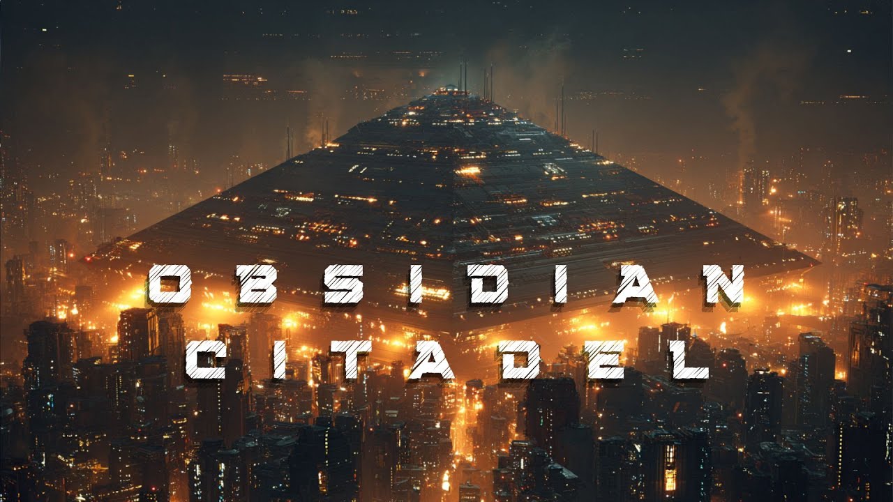 Obsidian Citadel 🔥 Dark Sci-Fi Ambient Music for Dystopian Focus & Cyber Meditation