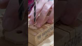 How to make leather drawer pulls #shorts