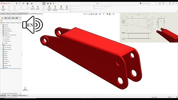 Hydraulic Jack! Lifting Arm SolidWorks Tutorial 2021 step by step! Learn from Homee :D
