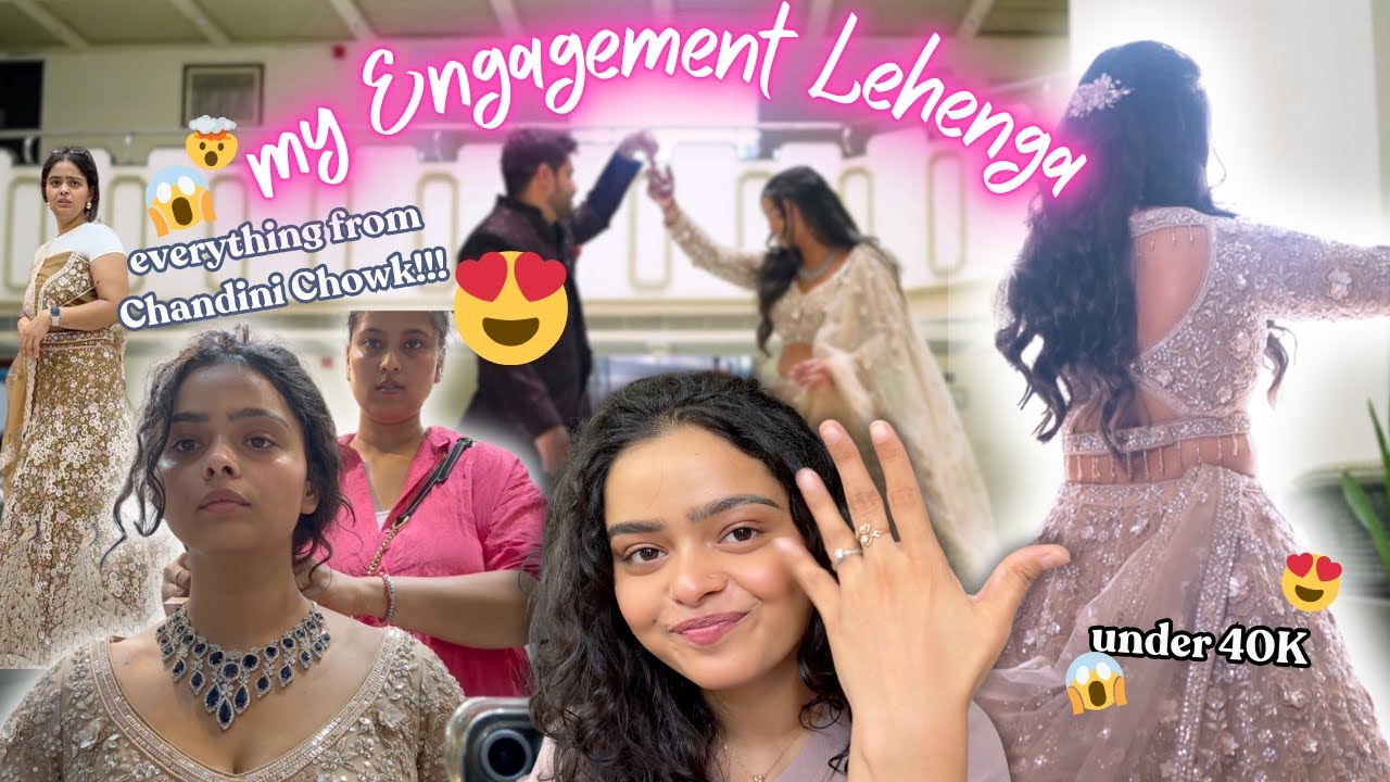My dream Engagement lehenga🥰 | Delhi wedding shopping vlog 🛍️ | Kshipra Vats
