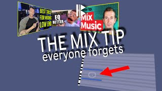 The Simple Mix Trick Most Tutorials Miss