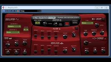 PhazOscVSTI Phase Distortion Synth by Fretted Synth Audio
