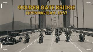 ▶ Golden Gate Bridge Opening Day, 1937 / Original Preserved Footage