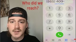We Called the Morgan Wallen 865 Phone Number from the Dangerous Album