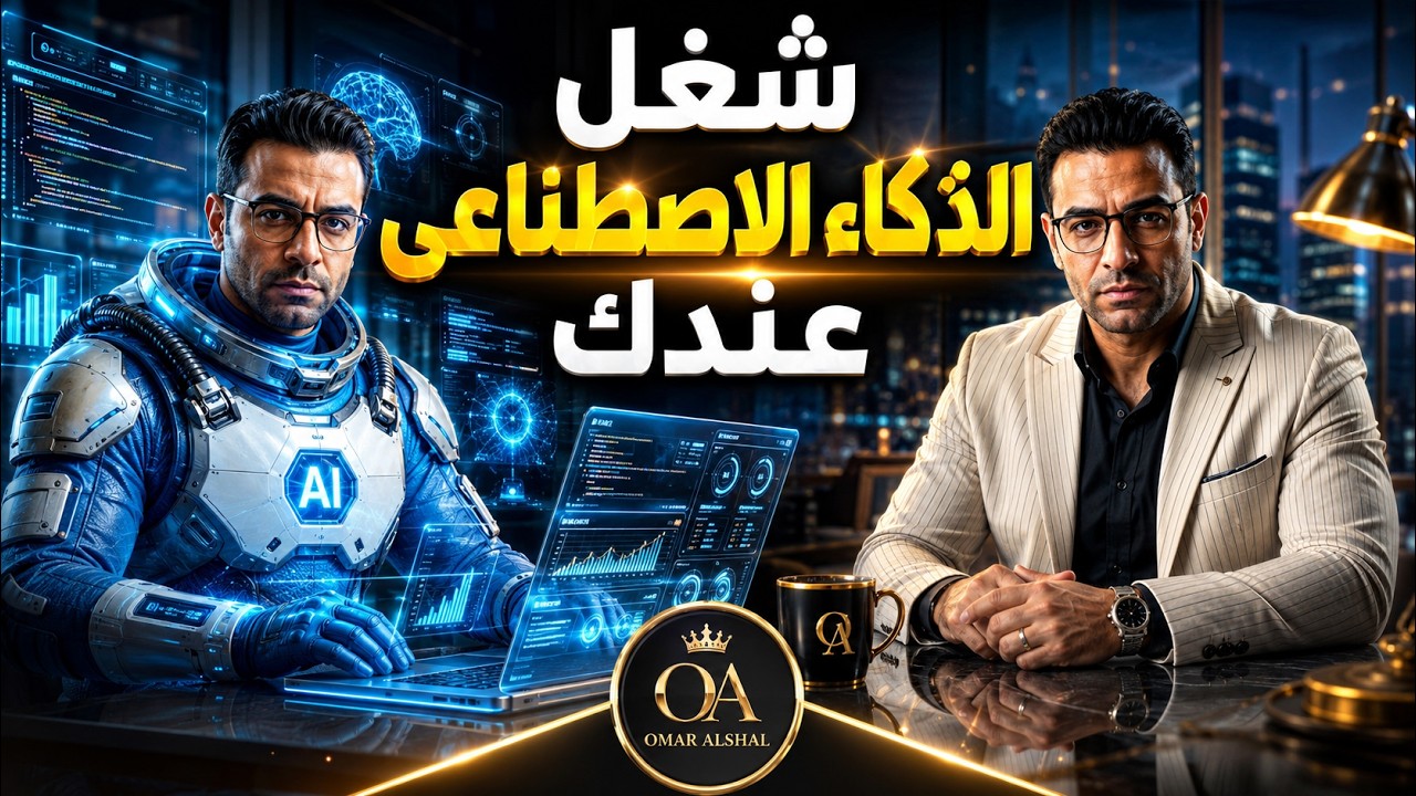 Omar Alshal explaining Sintra AI and AI employees for business productivity