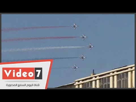 بالفيديو عروض جوية فى ميدان التحرير احتفال ا بالذكرى الثالثة لثورة 30 يونيو