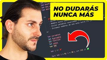 😱 CÓMO nombrar VARIABLES en JAVASCRIPT como un PRO