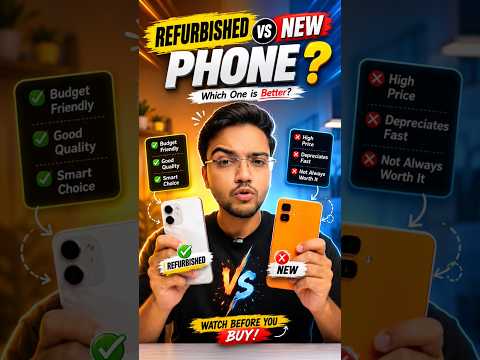 Refurbished Phone vs New Phone – Kaunsa Deal Better Hai? 🤔📱⁉️