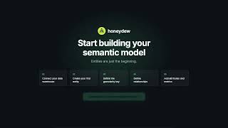 Celebrity What Is an Entity? | Honeydew Semantic Layer Explained in 60 Seconds Profile