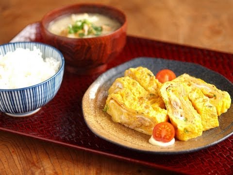 ツナとチーズのたまご焼き