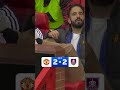 Ruben Amorim watches the Stretford End for Bruno Fernandes' late penalty 🫣