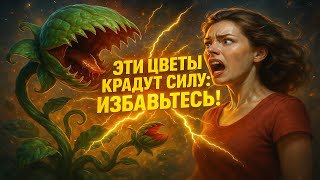 картинка: Эти цветы крадут силу: избавьтесь от них!