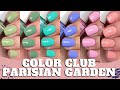 Color club parisian garden  review live swatches  swatch pictures