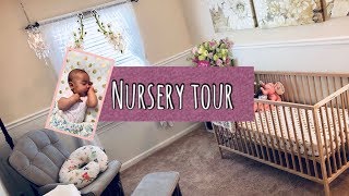 Baby Girl Nursery Tour || Simple Elegance   Timeless