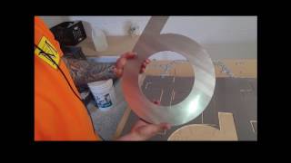 Flat Cut out Letters 'Pin Letters'