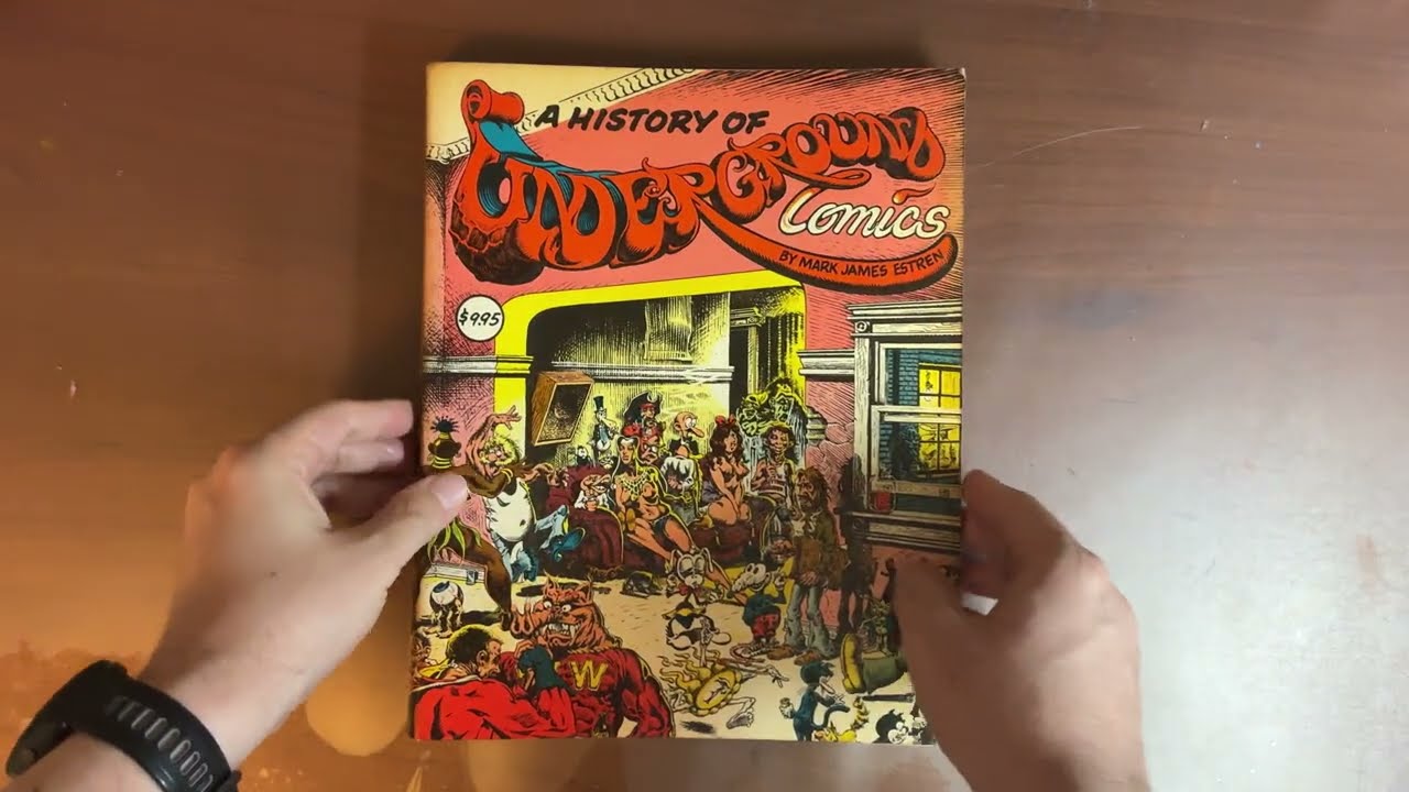 A History of Underground Comics by Mark James Estren **Book Flip